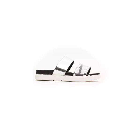 Péché Originel Silver Polyethylene Women Sandal